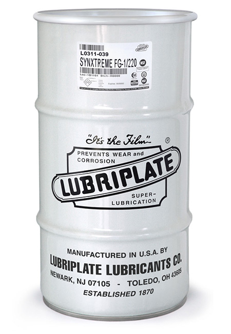 LUBRIPLATE SYNXTREME FG-1-200, L0311-039, SYNTHETIC FOOD GRADE GREASE (120LB/KEG)
